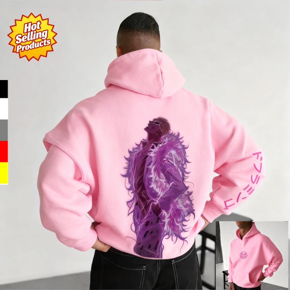 Anime Merchandise Store In Japan - One Piece Hoodie Donquixote Doflamingo New