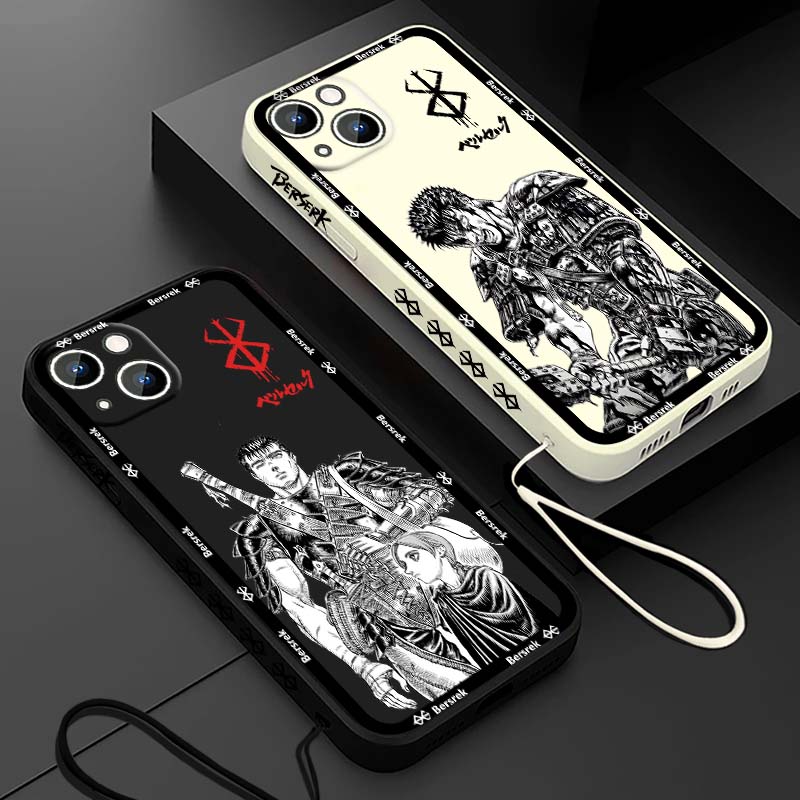 Phone Case Anime - Japan Anime Berserk Guts For Apple