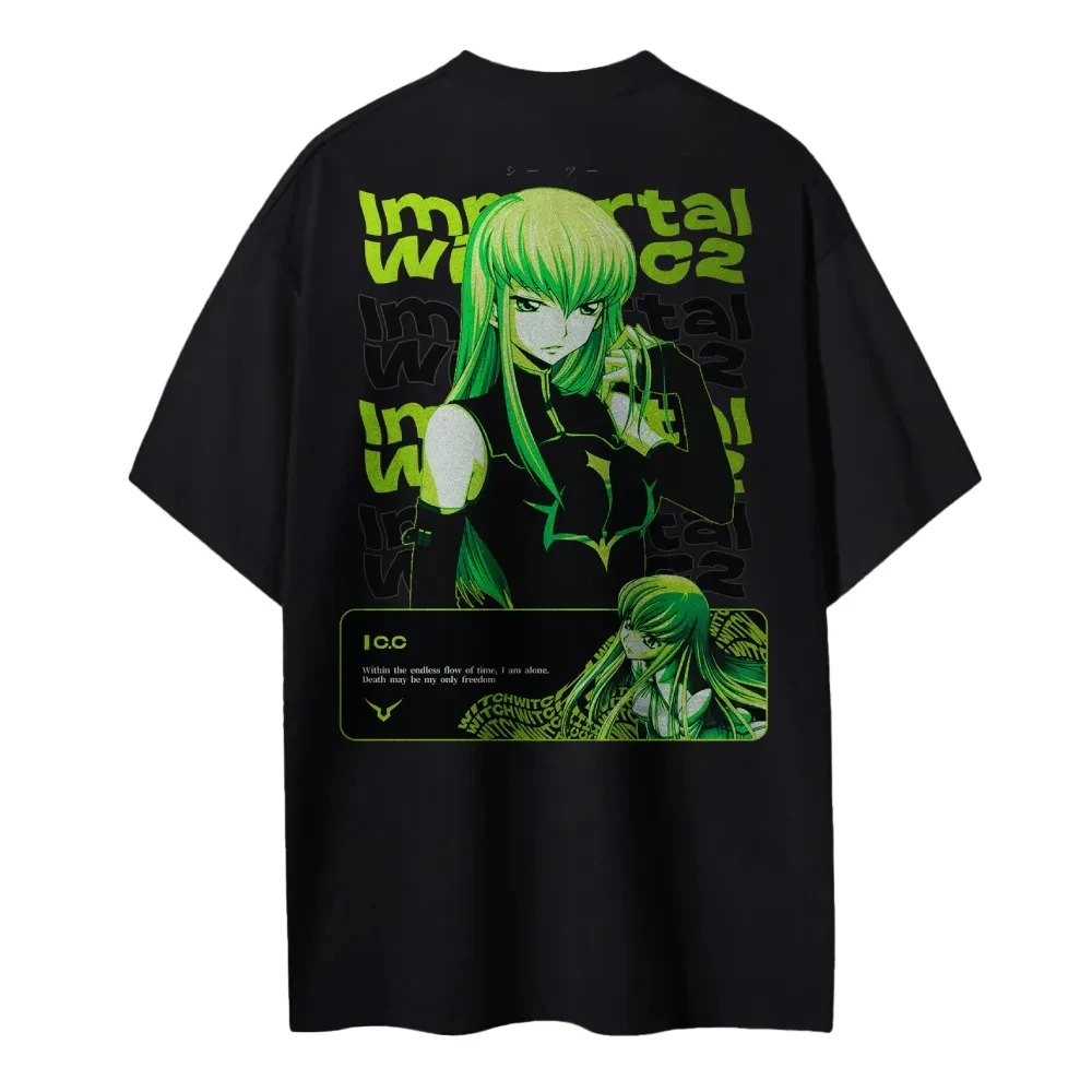 Anime Merchandise Store In Japan - New Code Geass T-Shirt C.C. Character