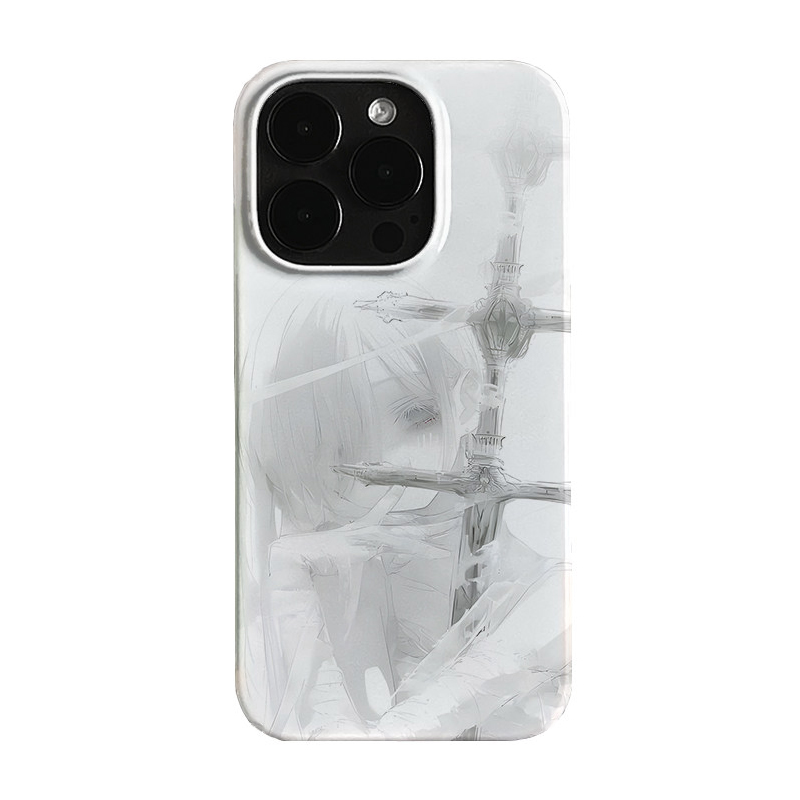 Phone Case Anime - Beautiful Anime Girl Sword Cool Jelly