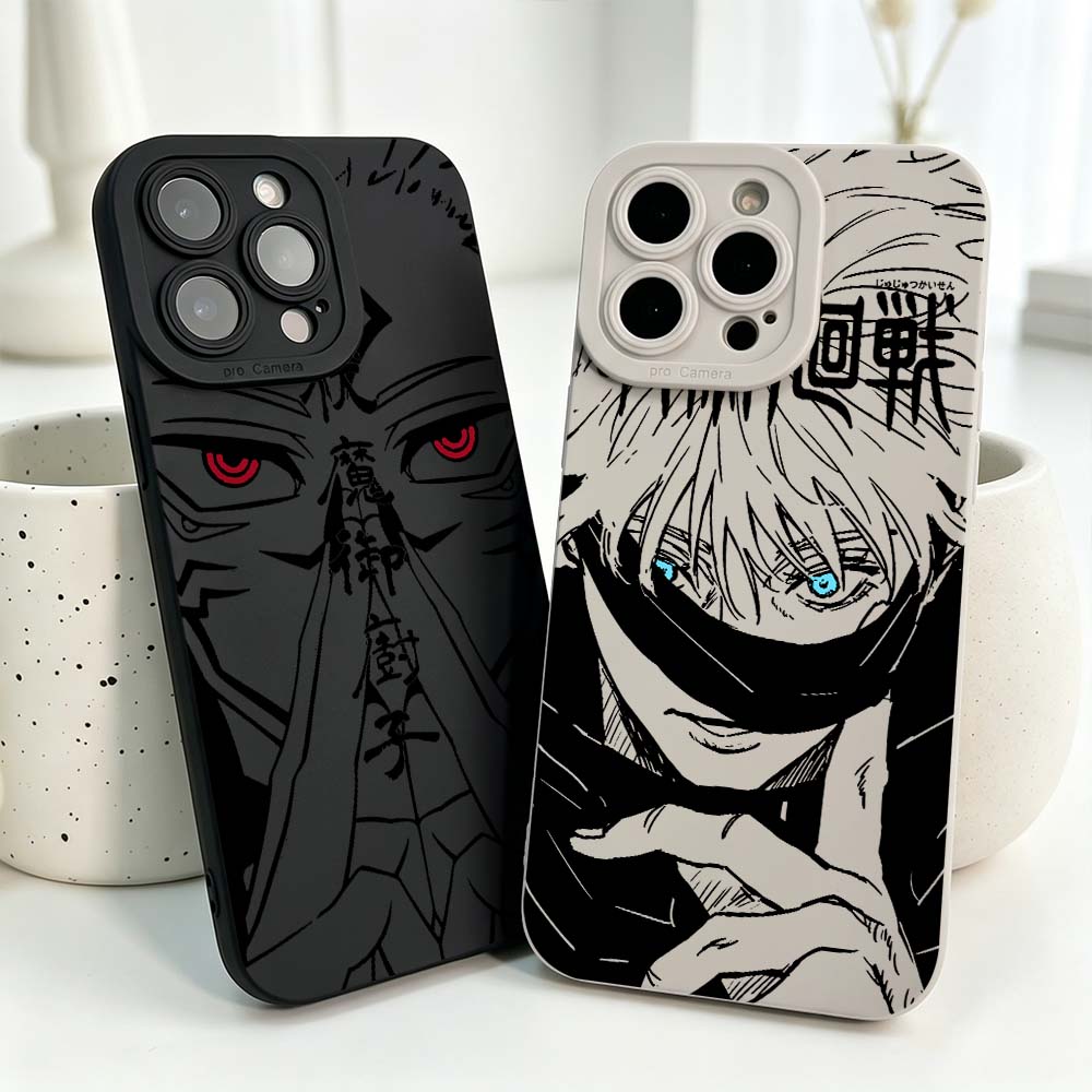 Phone Case Anime - Anime Jujutsu Kaisen Cool Cover Silicone