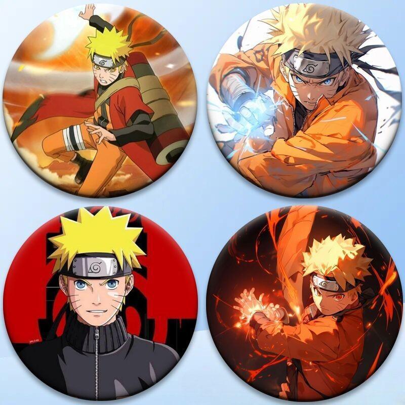 Naruto Anime Badge 58Mm Tinpla - Anime Merchandise Naruto recension och pris