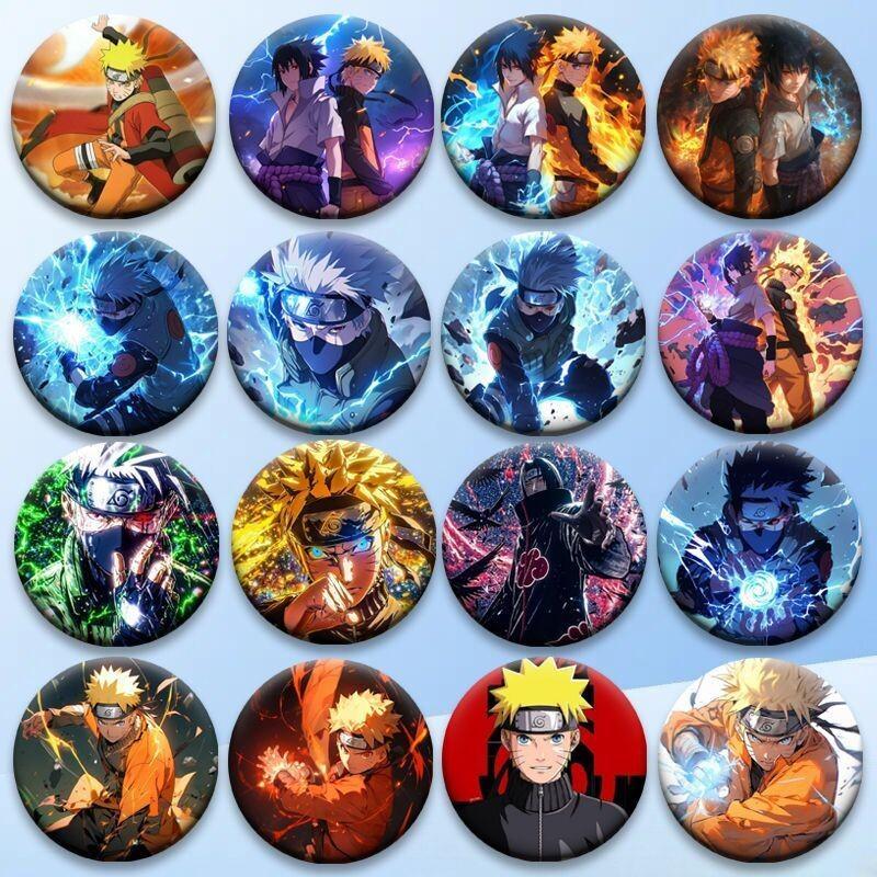 Naruto Anime Badge 58Mm Tinpla - Anime Merchandise Naruto recension och pris