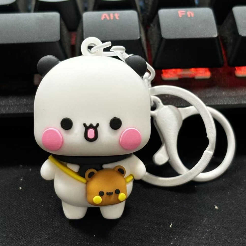 Cute Panda KeyChain Kawaii Bub - Anime Merchandise Wholesale recension och pris