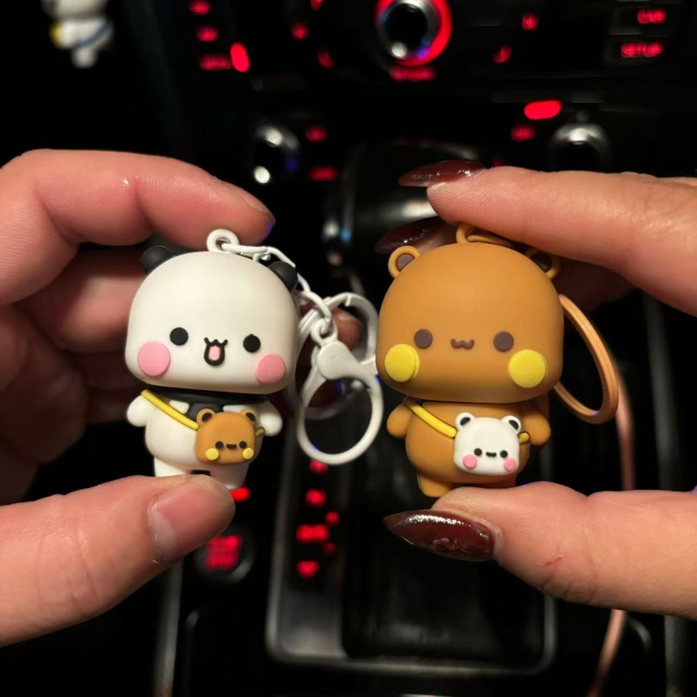 Cute Panda KeyChain Kawaii Bub - Anime Merchandise Wholesale recension och pris