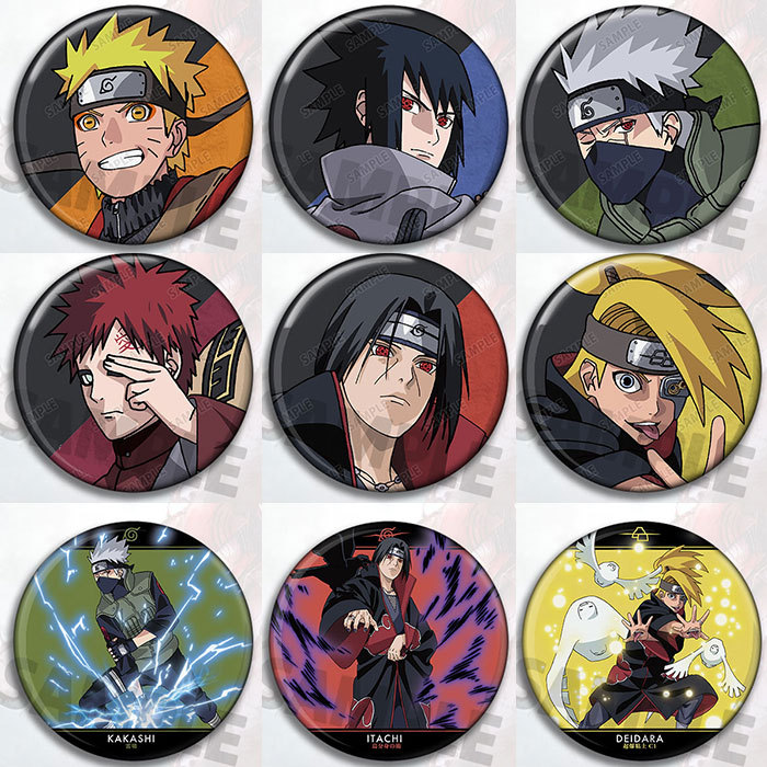 Naruto Anime Badge Pin Set Kak - Anime Merchandise Naruto recension och pris